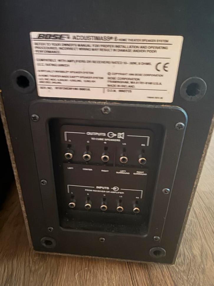 Mooie Bose Acoustimass 6 set met subwoofer en speakers, Audio, Tv en Foto, Home Cinema-sets, Gebruikt, 5.1-systeem, Overige merken