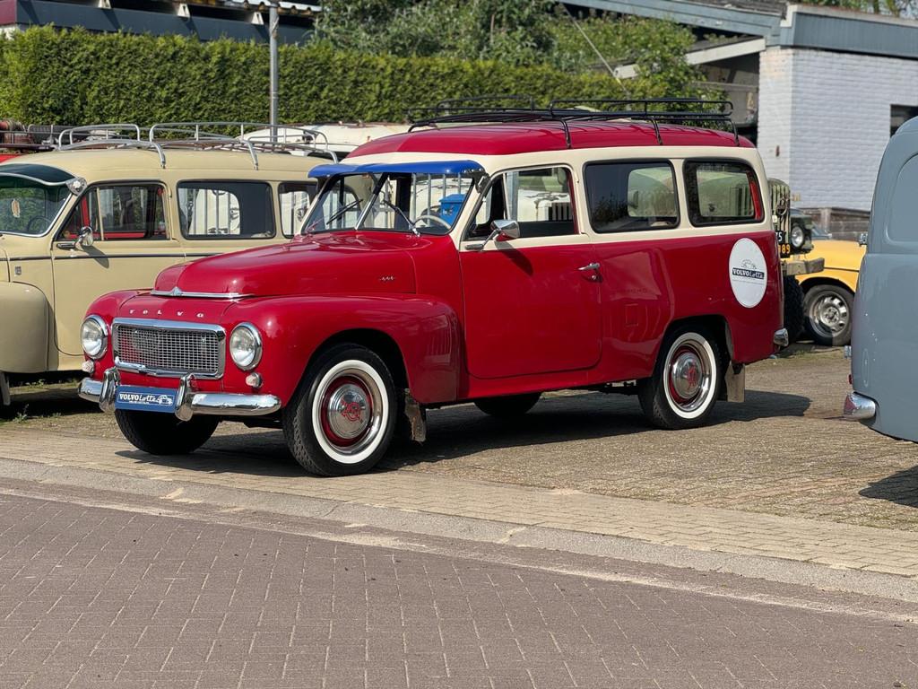Volvo PV 445 Duett in prachtige kleurstelling en technische, Auto's, Gebruikt, Overige modellen, 4 stoelen, Leder en Stof
