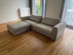 lounge bank Livenzo met hocker dolphin grey, Ophalen, 250 tot 300 cm, Gebruikt, Lounge