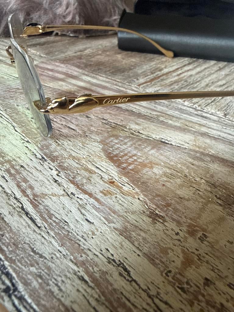 Cartier bril, Sieraden, Tassen en Uiterlijk, Zonnebrillen en Brillen | Heren, Ophalen, Zo goed als nieuw, Bril, Overige merken