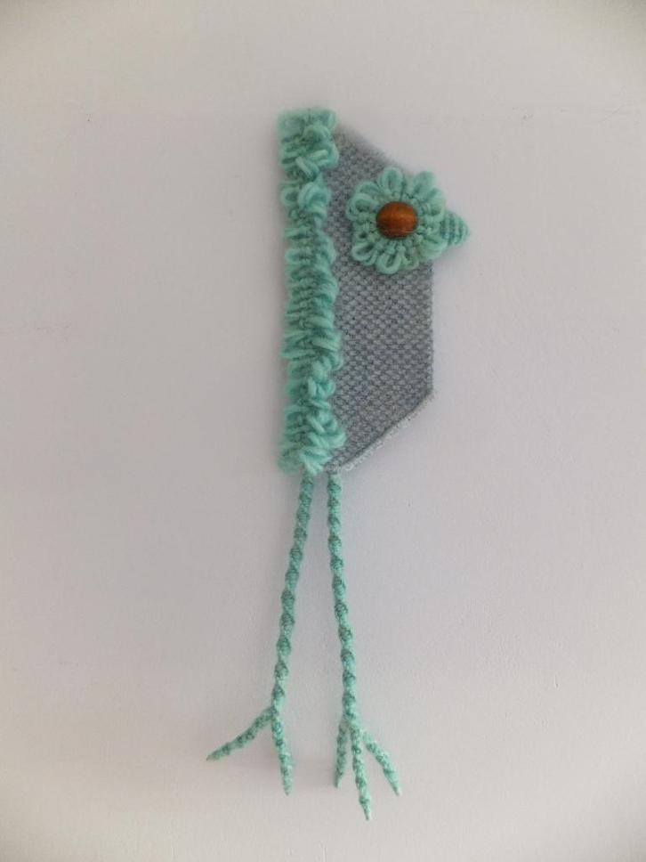 macrame vogel vintage handgemaakt (planten)wand urban jungle, Huis en Inrichting, Woonaccessoires | Overige, Ophalen