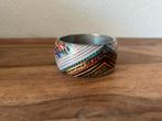 Kleurrijke armband met patroon, Ophalen of Verzenden, Gebruikt, Overige kleuren, Overige materialen