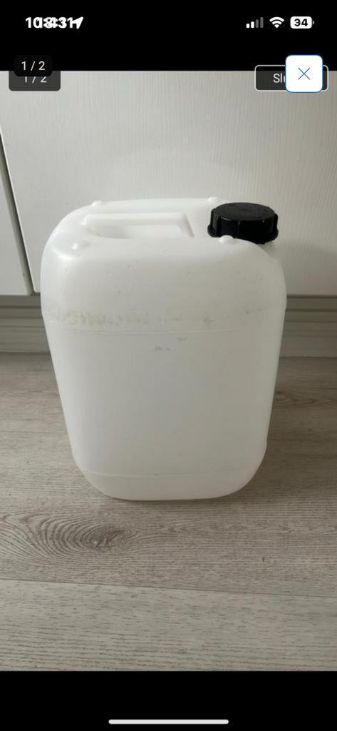 Tk jerrycan 14 liter schoon voor auto boot of caravan, Tuin en Terras, Regentonnen, Minder dan 75 liter, Ophalen, Nieuw, Kunststof