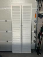 Cando Witte vouwdeur met lamellen, Ophalen, Gebruikt, 80 tot 100 cm, Binnendeur