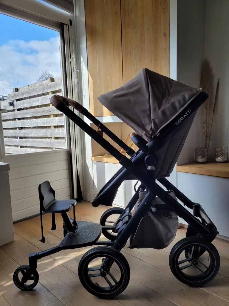 Dubatti kinderwagen & buggy complete set + extras, Gebruikt, Combiwagen, Met reiswieg, Ophalen
