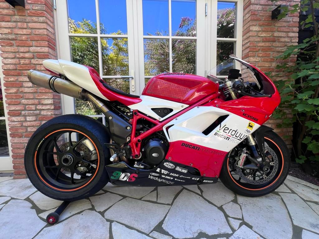 Ducati 1098 Circuitmotor, 2 cilinders, Sportuitlaat, Gebruikt, Super Sport