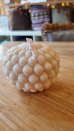 Paraffinevrije Kaars Granaatappel Geur, Wit, Nieuw, Ophalen of Verzenden, Kaars