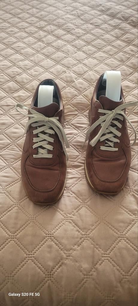 Hogan Interactive, bruin leder, maat 7.5  in perfecte staat., Kleding | Heren, Schoenen, Ophalen of Verzenden, Zo goed als nieuw