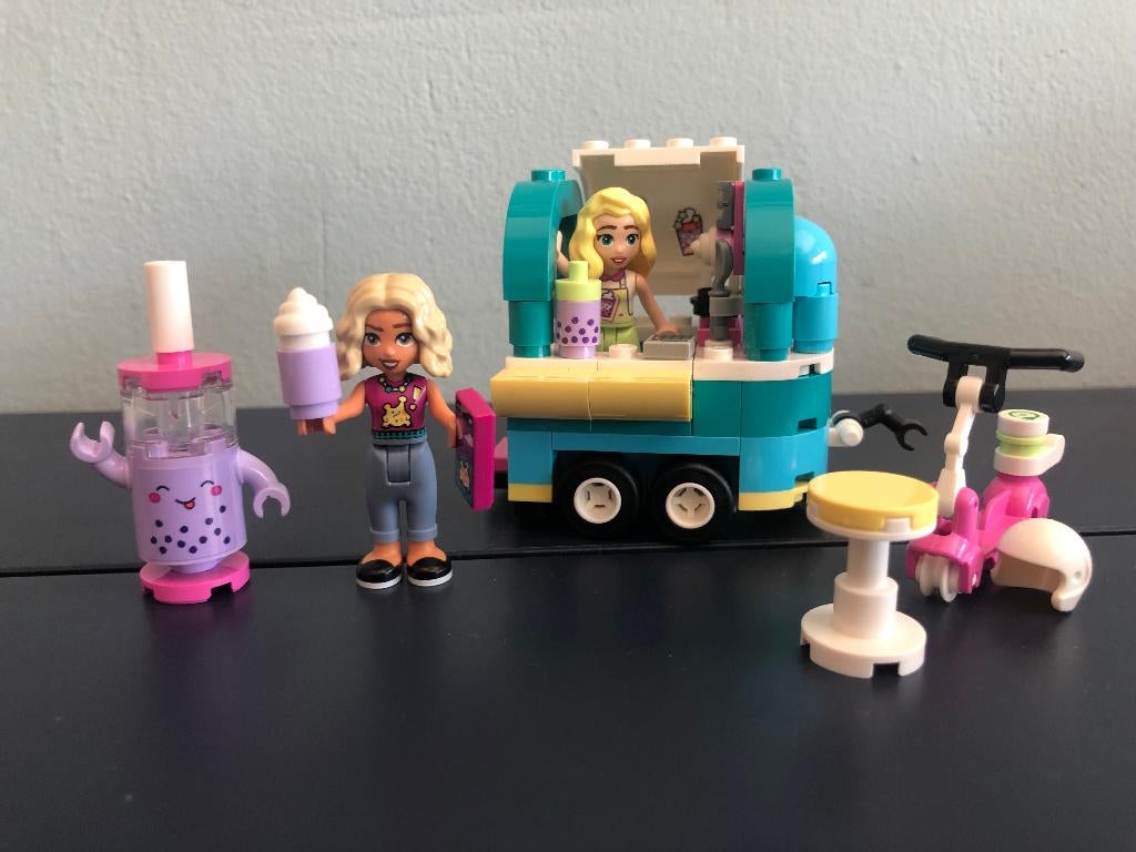 Lego Friends: Mobiele Bubbelthee Stand 41733, Lego, Friends, Ophalen of Verzenden, Zo goed als nieuw