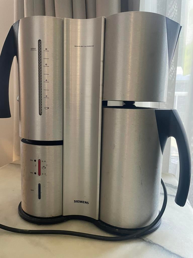 Siemens koffiemachine Porsche Design, Ophalen, Zo goed als nieuw, Koffiemachine