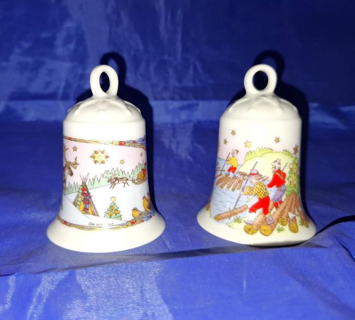 Hutschenreuther kerstklokjes, Diversen, Kerst, Zo goed als nieuw, Ophalen of Verzenden