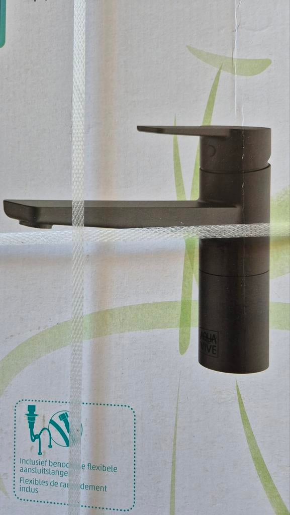 Splinternieuw AquaVive eco keukenmengkraan mat zwart, Ophalen of Verzenden, Nieuw, Koper, Kraan