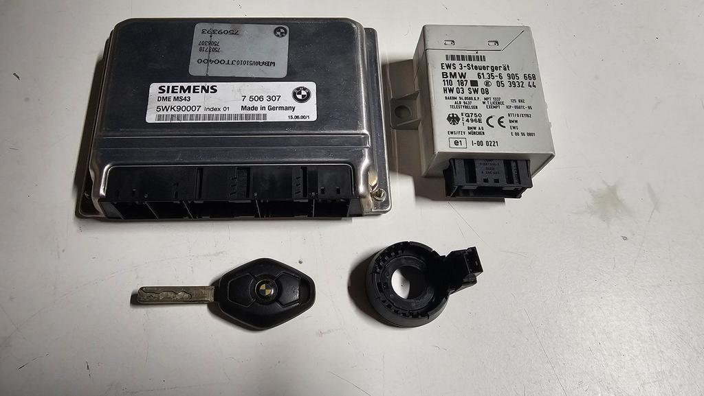 Startset Contactslot + ECU MS43 flash BMW 3 Serie E46 320i M, Gebruikt, -, -, Ophalen of Verzenden