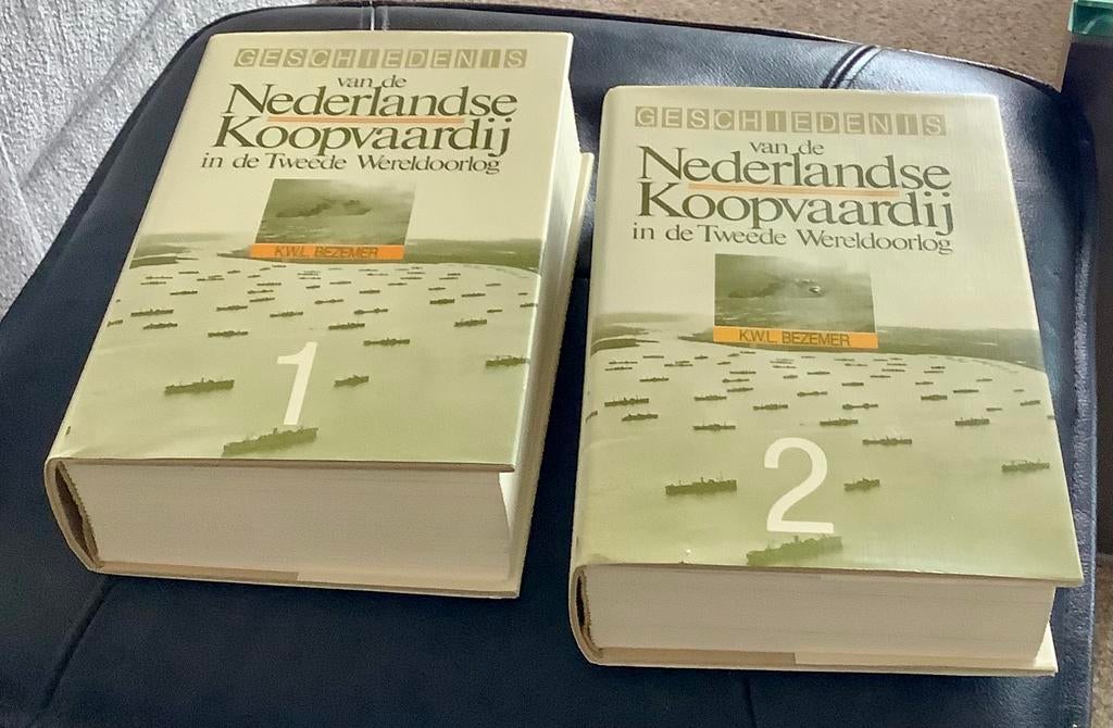 Nederlandse Koopvaardij in de 2e Wereldoorlog deel 1 en 2, 19e eeuw, Europa, Nieuw, Ophalen of Verzenden