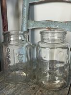 Oude glazen potten, Ophalen