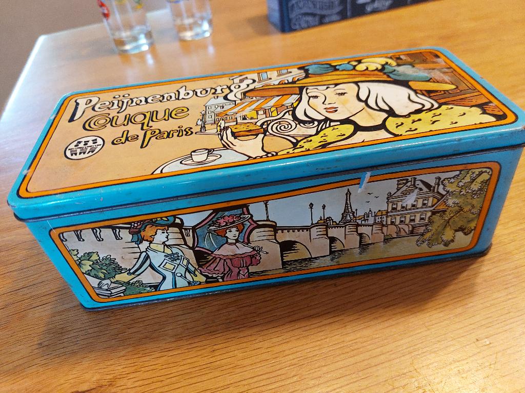 blik Peijnenburg Couque de Paris, Verzamelen, Blikken, Ophalen of Verzenden, Overige