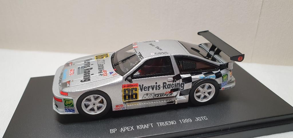 Ebbro Toyota Trueno AE86 JGTC 1999 BP APEX KRAFT, Ophalen of Verzenden, Nieuw, Auto, Overige merken