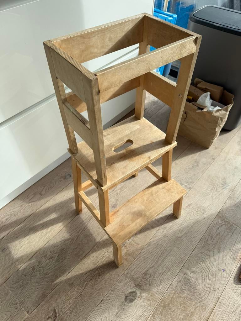 Montessori toren keukentoren learning tower, Kinderen en Baby's, Ophalen, Gebruikt, Overige typen