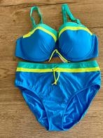 Prima donna 85D bbh slip 42 aqua met lime, Blauw, Ophalen of Verzenden, Zo goed als nieuw, Bikini