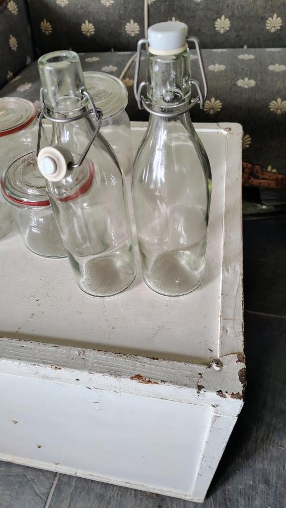 weckpotten en flessen, Ophalen, Gebruikt, Glas, Koekenpan of Braadpan