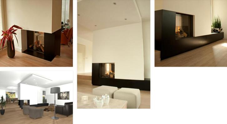 DRU LARGO gas tunnelhaard + afstandsbediening, Huis en Inrichting, Haarden, Gebruikt, Gashaard, Ophalen