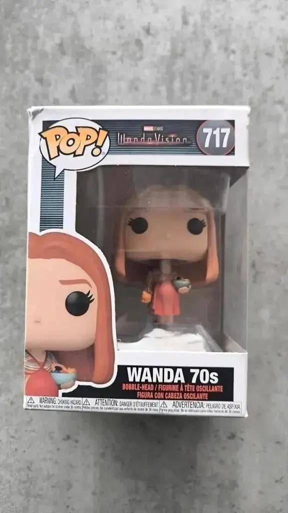 Funko WandaVision - POP! TV Wanda (70s) 9 cm, Ophalen of Verzenden, Nieuw
