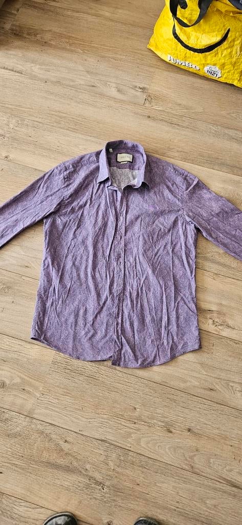 Gucci overhemd  XXL, Paars, Ophalen of Verzenden, Zo goed als nieuw, Overige halswijdtes