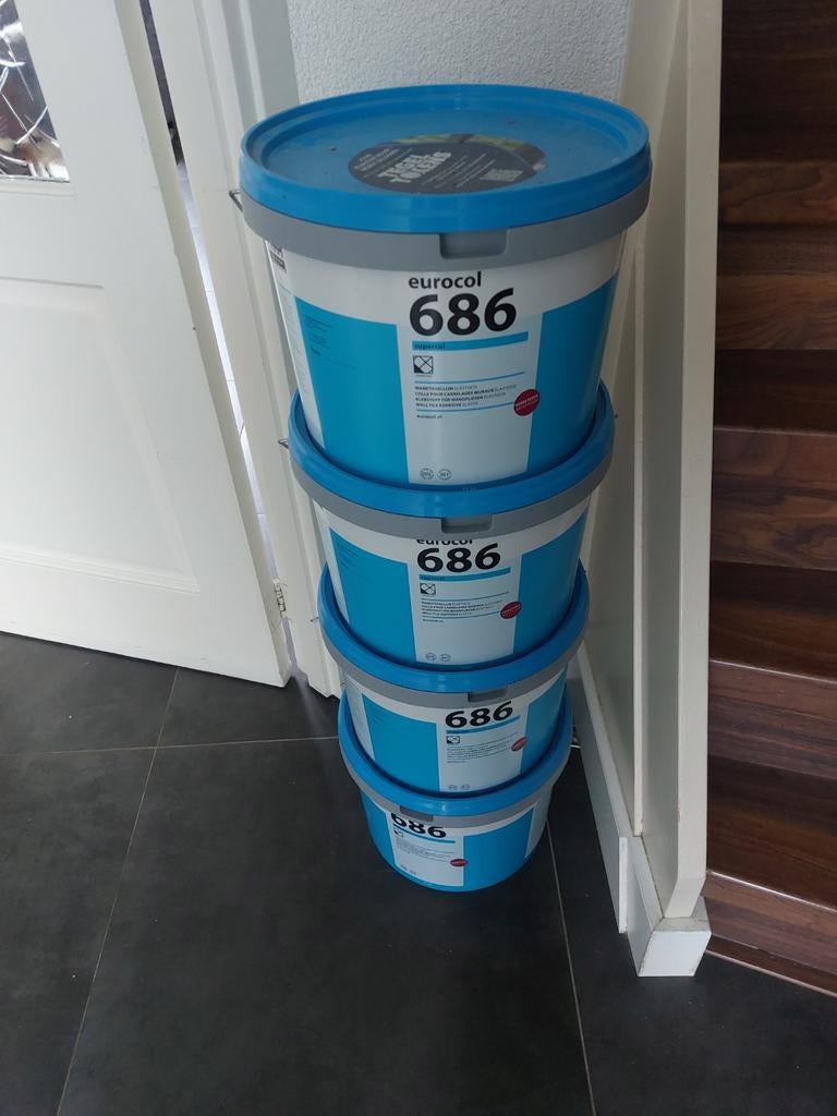 Eurocol  686 pastalijm, Doe-het-zelf en Verbouw, Tegels, Ophalen, Wandtegels, Nieuw, Minder dan 20 cm