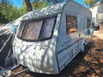 Hylander 445 provence. Staat in spanje., Caravans en Kamperen, Caravans, Vast bed, Luifel, Treinzit, Particulier
