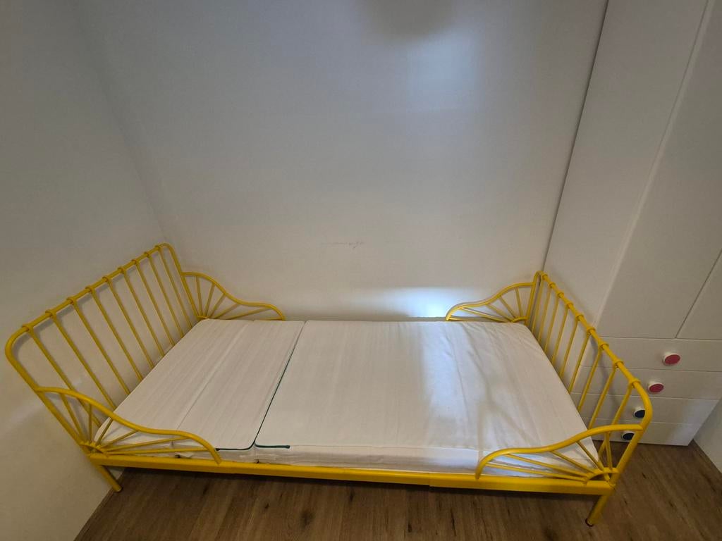 Meegroeibed van Ikea, Kinderen en Baby's, Kinderkamer | Bedden, 70 tot 85 cm, Zo goed als nieuw, 180 cm of meer, Ophalen