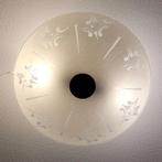 Retro design vintage schaal lamp floral bloemen, Huis en Inrichting, Ophalen of Verzenden, Zo goed als nieuw