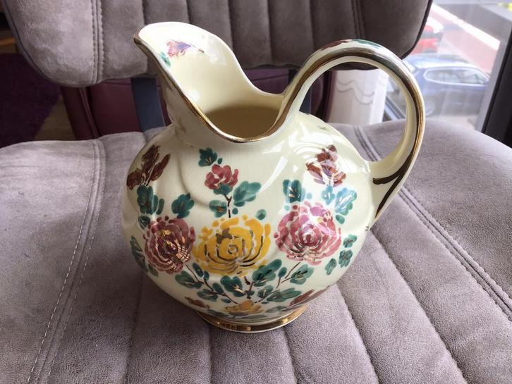 Vaas -Flora-Gouda -Regina-Vintage., Antiek en Kunst, Antiek | Vazen, Ophalen of Verzenden