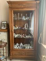 Antieke Geslepen Glazen Kast - Vitrinekast, Ophalen of Verzenden