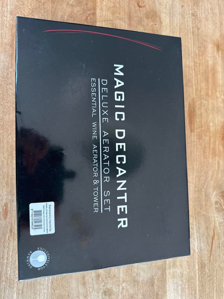Magic Decanter Deluxe Aerator Set - Wijn Beluchter, Verzamelen, Wijnen, Ophalen of Verzenden, Nieuw