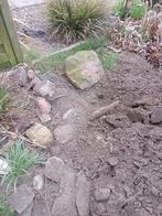 Gratis keien zie foto's, Tuin en Terras, Ophalen, Gebruikt