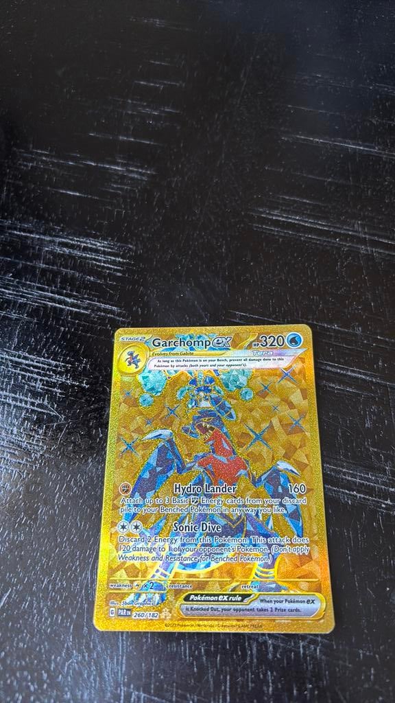 Pokemon kaart Garchomp ex Paradox Rift, Ophalen of Verzenden, Zo goed als nieuw