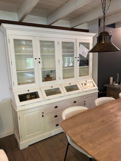 Showroommodel winkelkast wit groot, Huis en Inrichting, Kasten | Buffetkasten, Ophalen, 200 cm of meer, Nieuw, 200 cm of meer