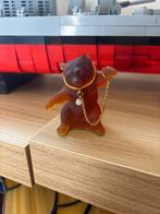 Antiek Tsjechisch Glazen Beeldje - Cracker Jack Charm, Ophalen of Verzenden, Gebruikt, Dier