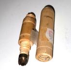 Oud houdertje voor helse steen. Antiek houten instrument., Ophalen of Verzenden