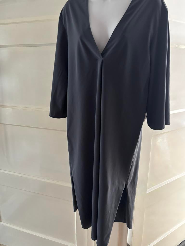 Penn & Ink travelstof jurk mt 40., Maat 38/40 (M), Ophalen of Verzenden, Zo goed als nieuw, Grijs