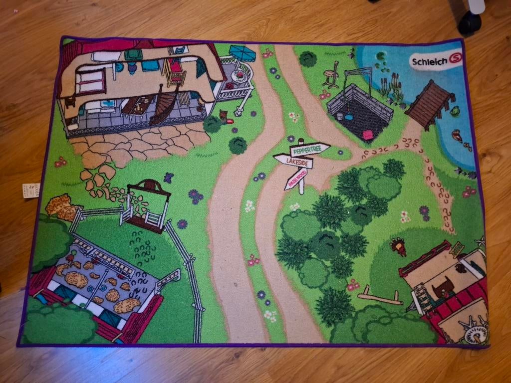 Schleich vloerkleed, Gebruikt, 200 cm of meer, Rechthoekig, 50 tot 100 cm