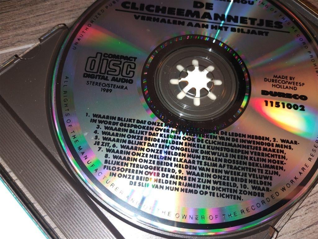 De Clicheemannetjes ‎- Verhalen Aan Het Biljart - Wat Is Mij, Ophalen of Verzenden, Zo goed als nieuw