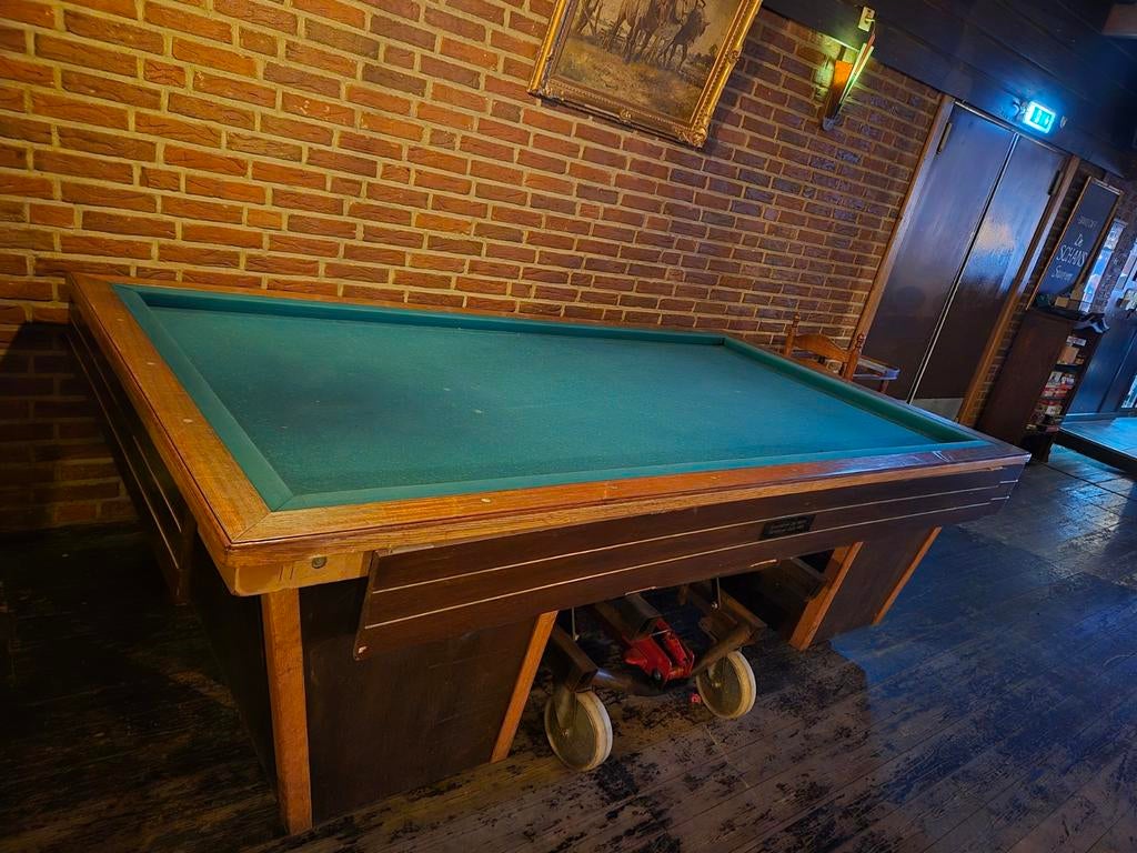 Biljarttafel, Sport en Fitness, Biljarten en Poolen, Ophalen, Gebruikt, Biljarttafel