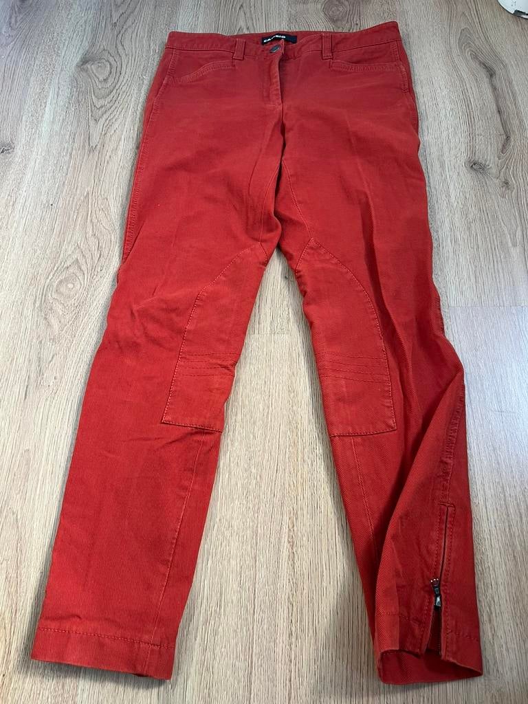 Cambio raja 36 oranje-bruin rib broek, Cambio, Oranje, Ophalen of Verzenden, Zo goed als nieuw