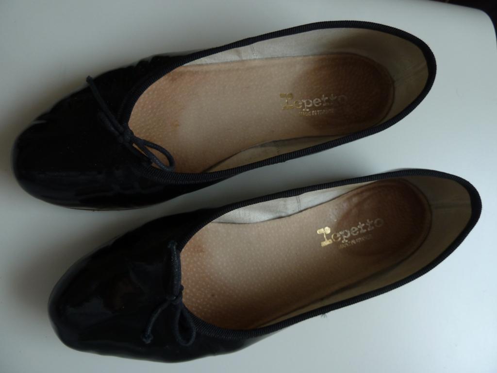 Repetto Paris zwart lakleer ballerina, mt. 37, mooie staat, REPETTO PARIS, Verzenden, Zwart, Ballerina's