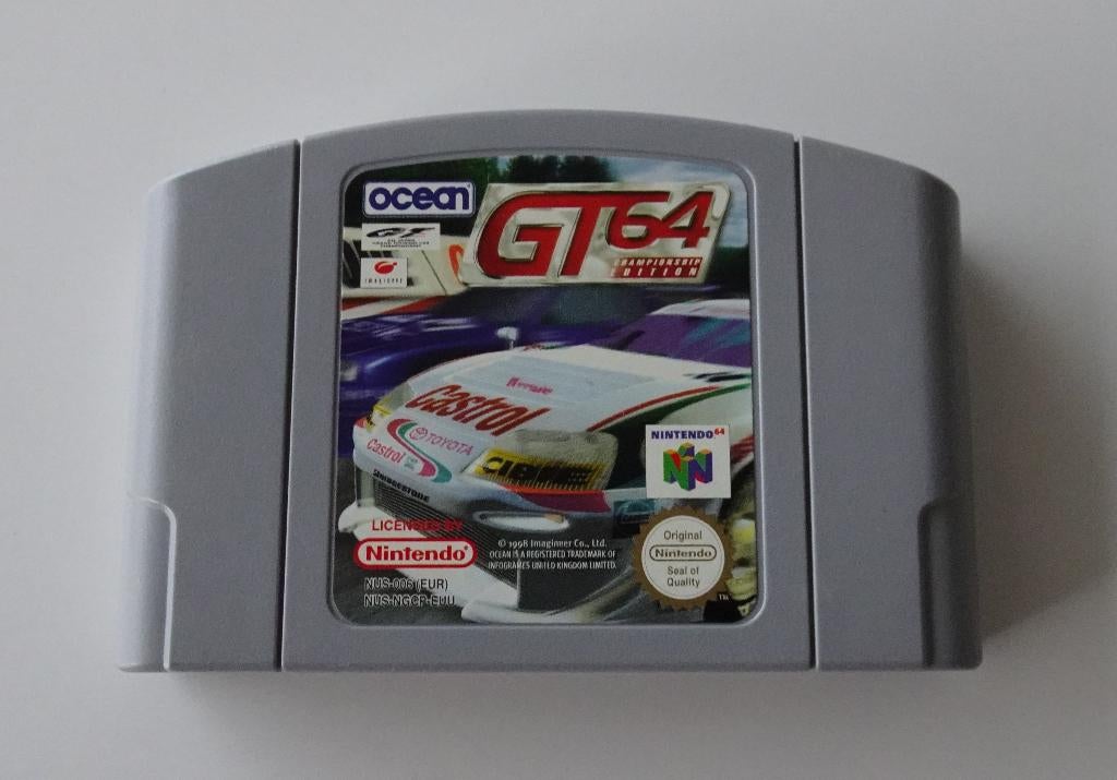 GT 64: Championship Edition voor Nintendo 64, Ophalen, 1 speler, Racen en Vliegen, Zo goed als nieuw