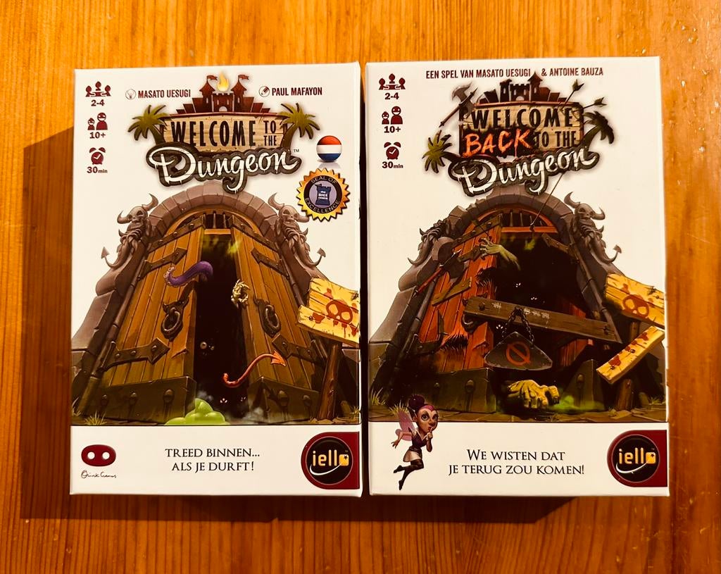 Welcome to the Dungeon & Welcome Back to the Dungeon (Ned.), Een of twee spelers, Ophalen of Verzenden, Zo goed als nieuw