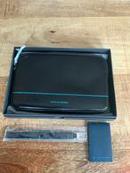 Piquadro clutch bag/ pouch, 30 cm of meer, Blauw, Minder dan 40 cm, Ophalen of Verzenden