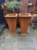 bloem bakken, Tuin en Terras, Bloembakken en Plantenbakken, Ophalen, Kunststof, Minder dan 30 cm, Vierkant