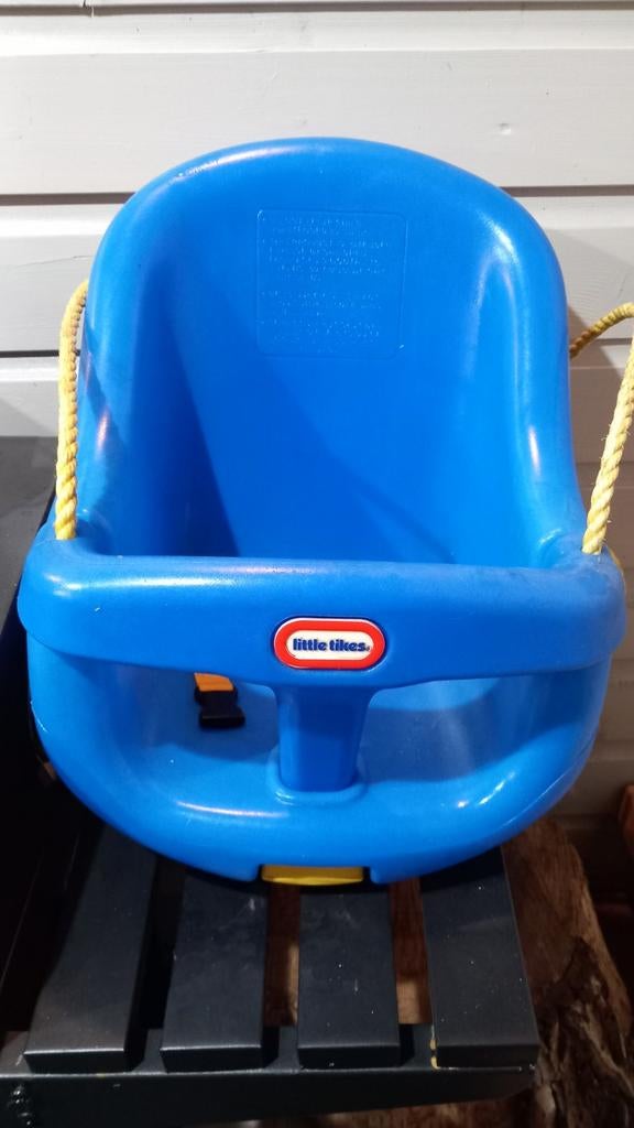 Little Tikes babyschommel blauw met veiligheidsriem, Kinderen en Baby's, Ophalen of Verzenden, Zo goed als nieuw